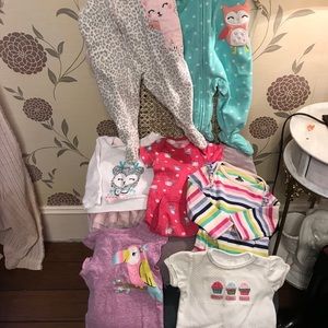 6-9 mo lot of girls baby clothing. Very nice